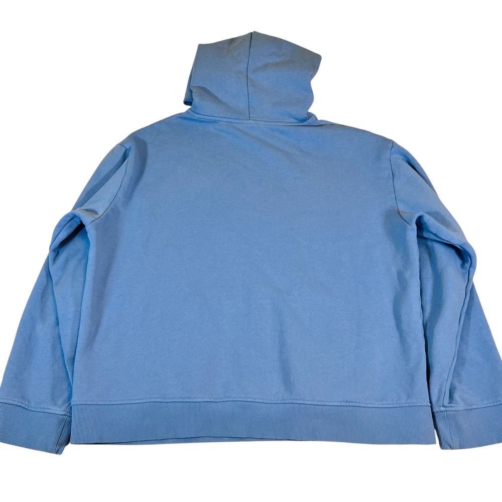 Zyia Active Hoodie XXL Blue Rise Graphic Kangaroo Pocket Sweatshirt - Picture 5 of 8